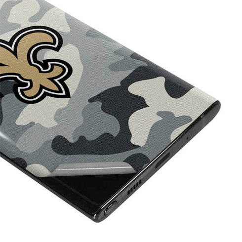 NFL New Orleans Saints Camo Galaxy Note 10 Skin